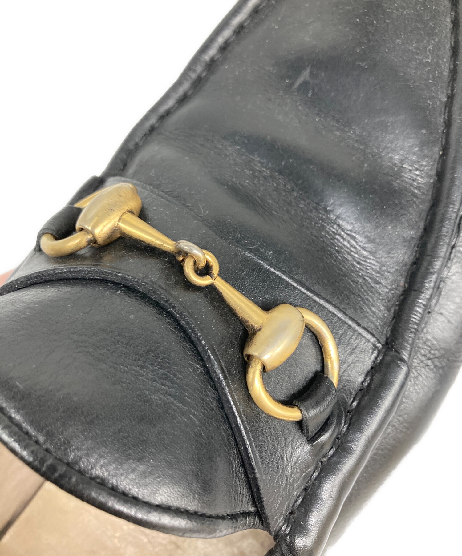 GUCCI グッチ オールドグッチ ホースビット トリンケット トレイ 中古・古着通販】GUCCI (グッチ) オールドホースビットローファー