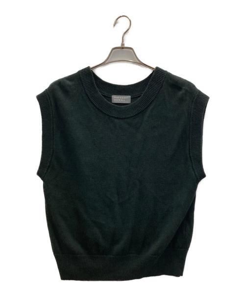 MARGARET HOWELL - マーガレットハウエル麻混ベスト　オリーブ（カーキー） 中古・古着通販】MARGARET HOWELL (マーガレットハウエル) LINEN