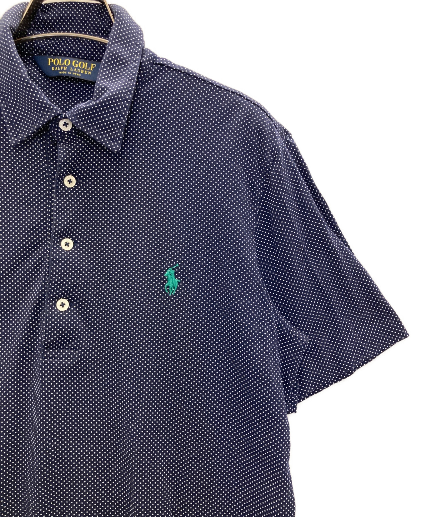 中古・古着通販】POLO GOLF (ポロ ゴルフ) ポニー刺繍ドットポロシャツ