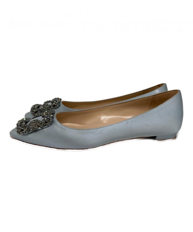 【新品未使用品】MANOLO BLAHNIK 中古・古着通販】Manolo Blahnik (マノロブラニク) HANGISIFLAT FMC