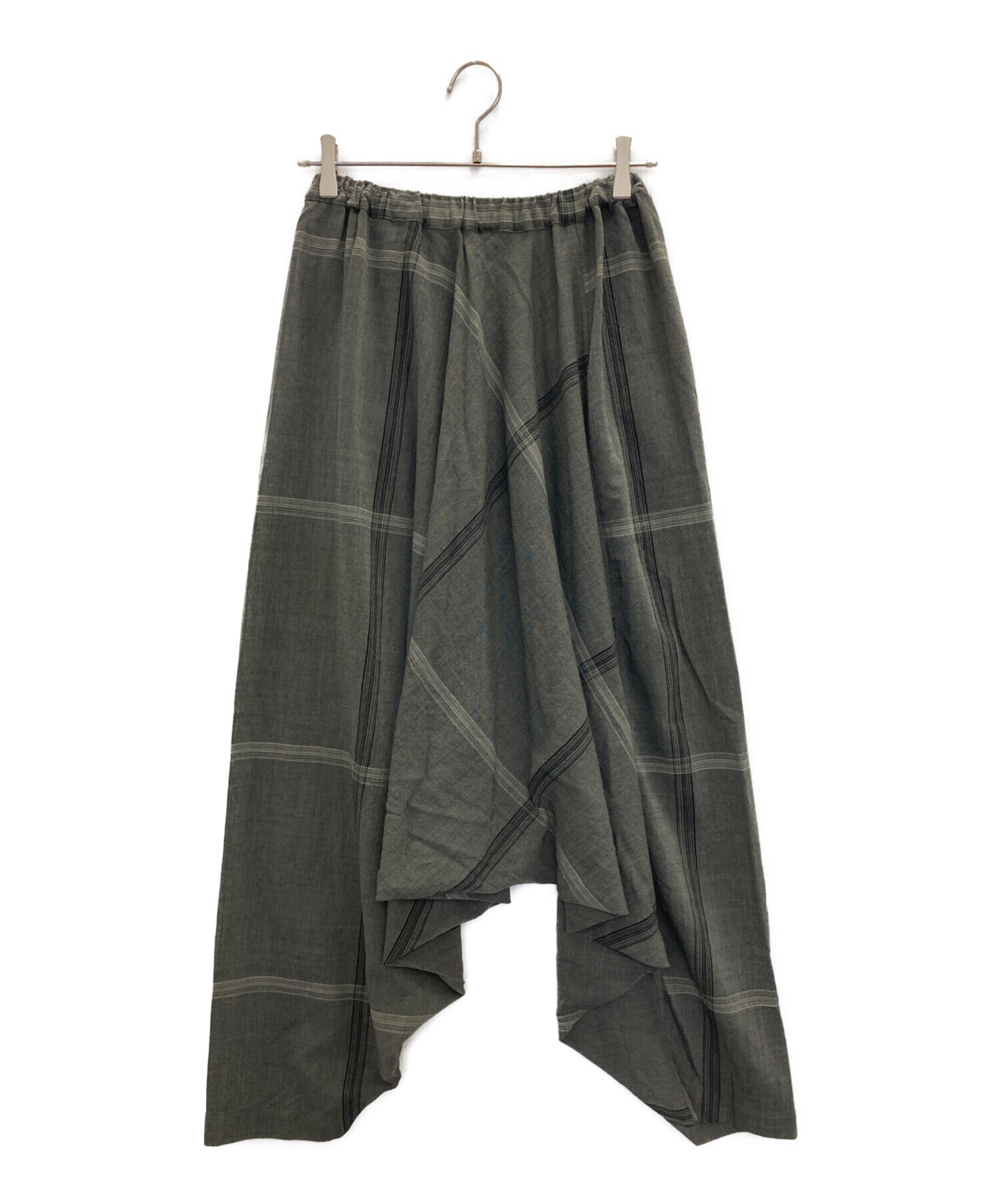 イッセイミヤケ ペルマネンテ サルエルパンツ 中古・古着通販】ISSEY MIYAKE PERMANENTE (イッセイミヤケ