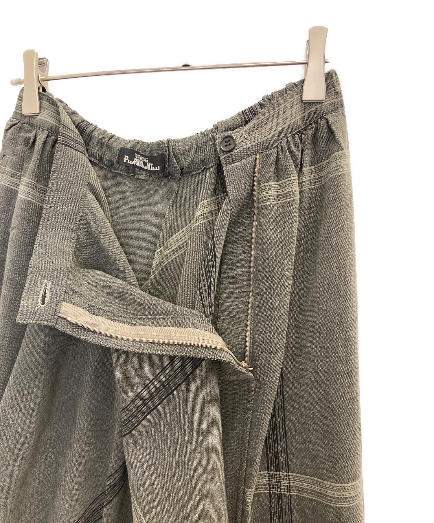 ISSEY MIYAKE PERMANENTE サマーウール　サルエル　パンツ 中古・古着通販】ISSEY MIYAKE PERMANENTE (イッセイミヤケ