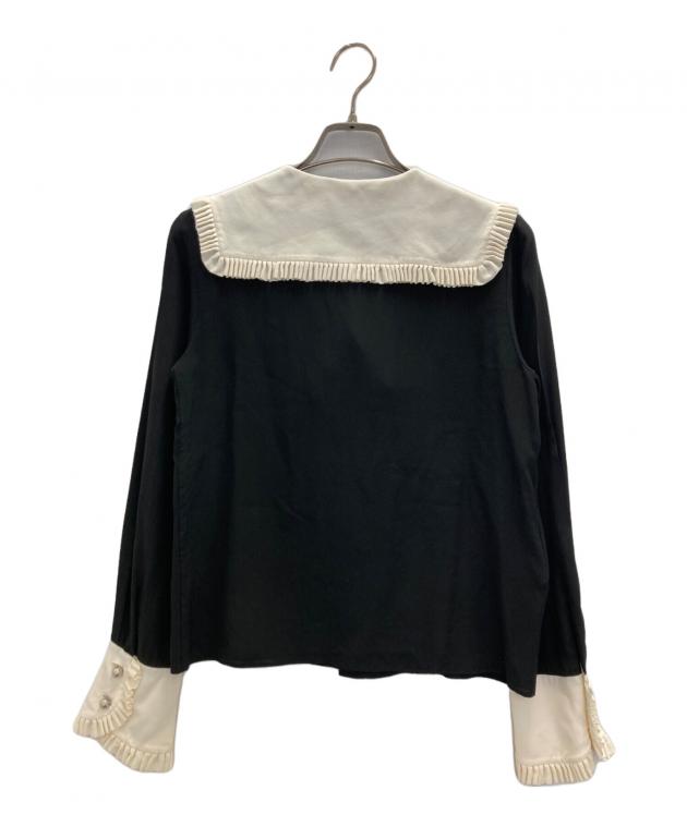 miumiu ブラウス サイズ36 中古・古着通販】MIU MIU (ミュウミュウ) シルクセーラーカラー
