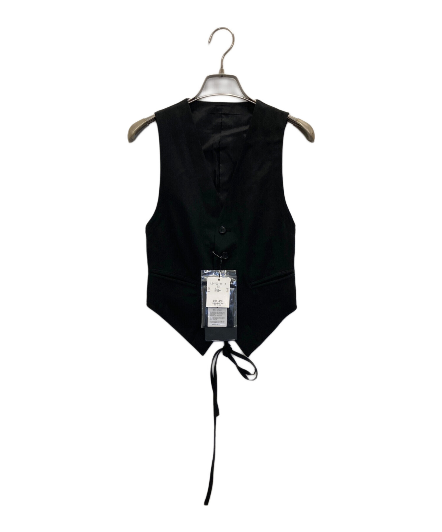 中古・古着通販】LIMI feu (リミフゥ) レースアップショートベスト