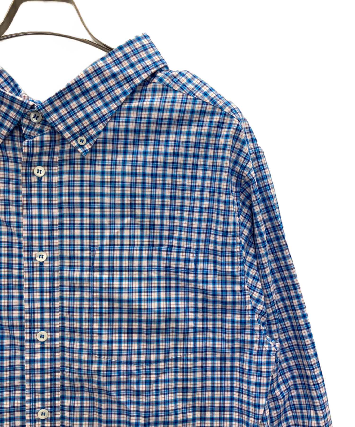 中古・古着通販】BALENCIAGA (バレンシアガ) ボタンダウンチェック