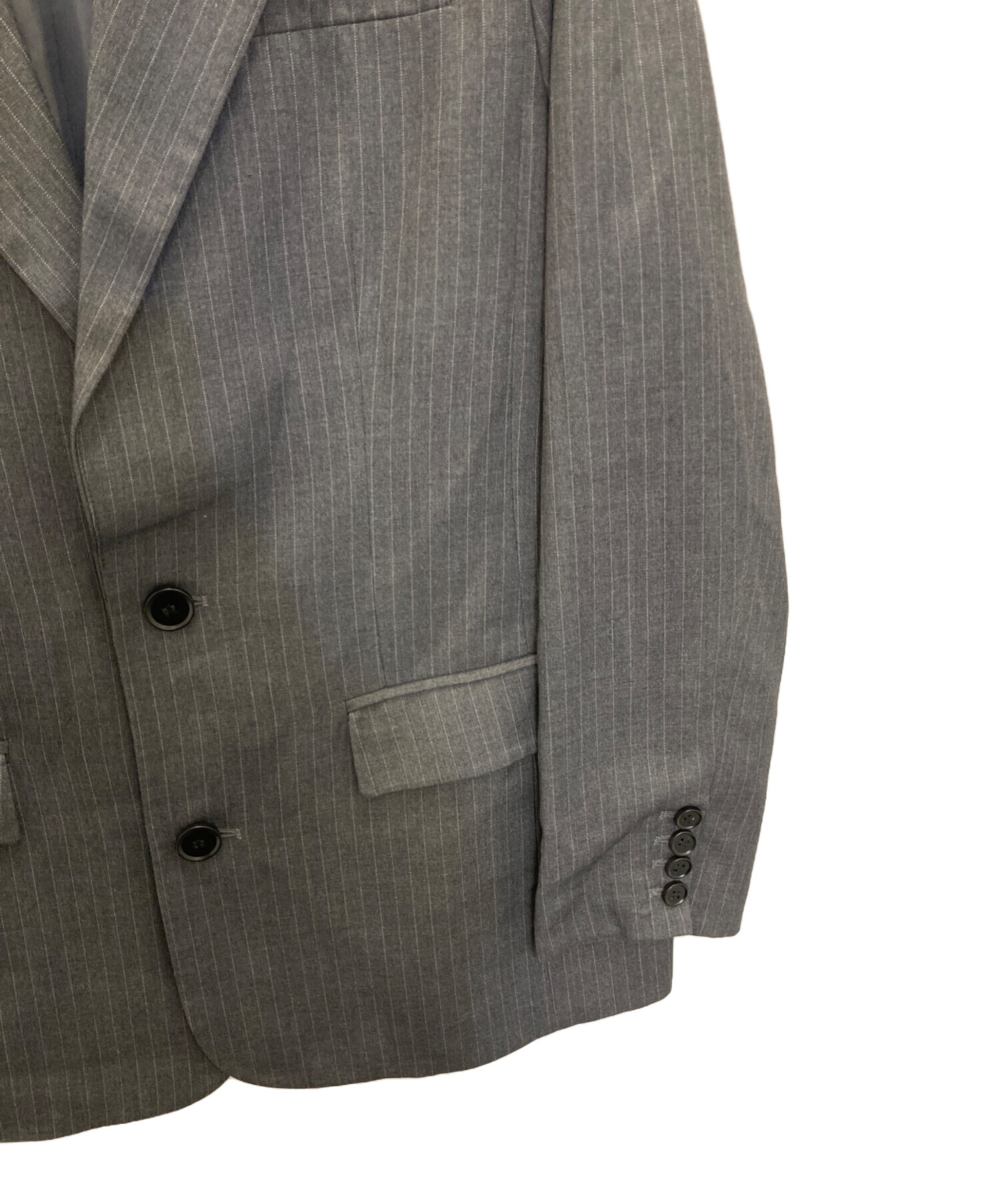 中古・古着通販】ok.soon (オクスン) pinstripe tailored jacket