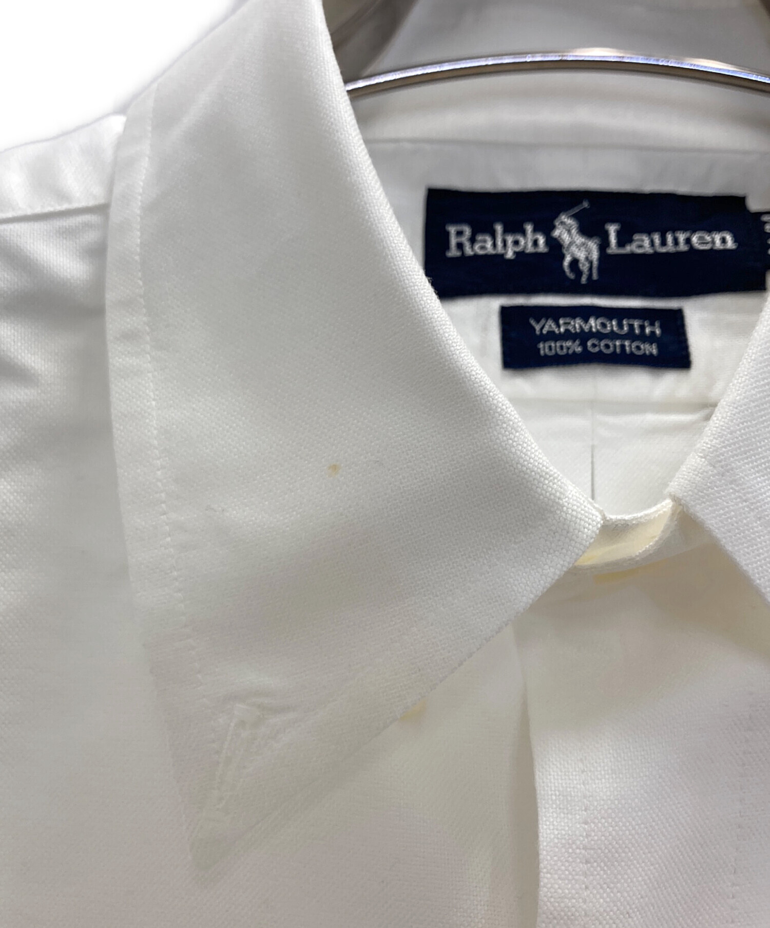 中古・古着通販】RALPH LAUREN (ラルフローレン) 長袖シャツ ホワイト