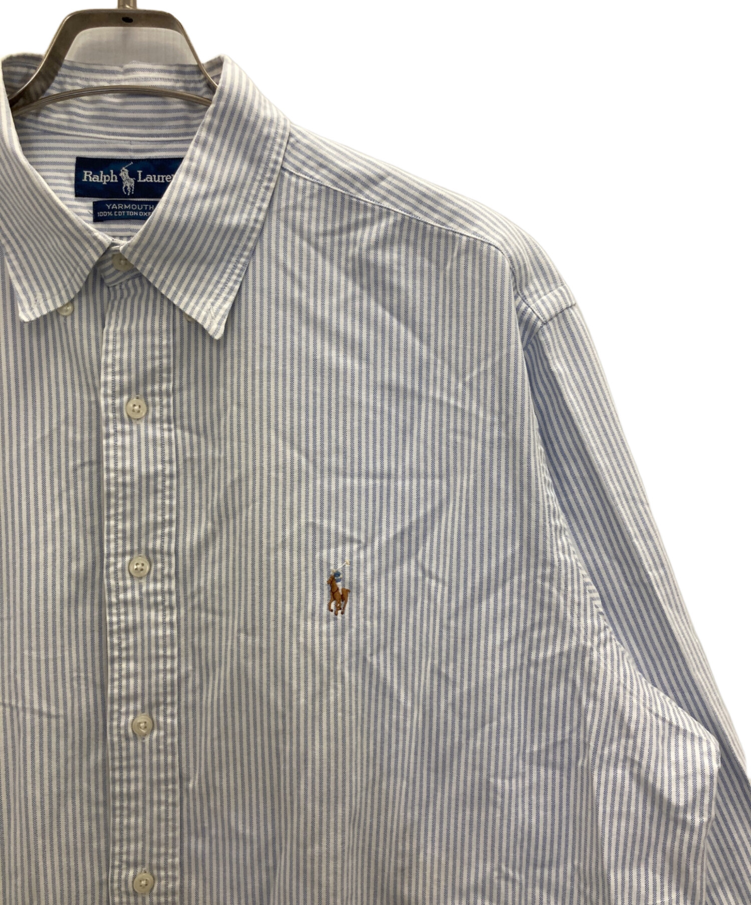 中古・古着通販】RALPH LAUREN (ラルフローレン) ストライプBDシャツ