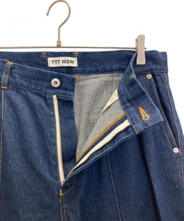 中古・古着通販】TTT MSW (ティー) Denim wide pants インディゴ
