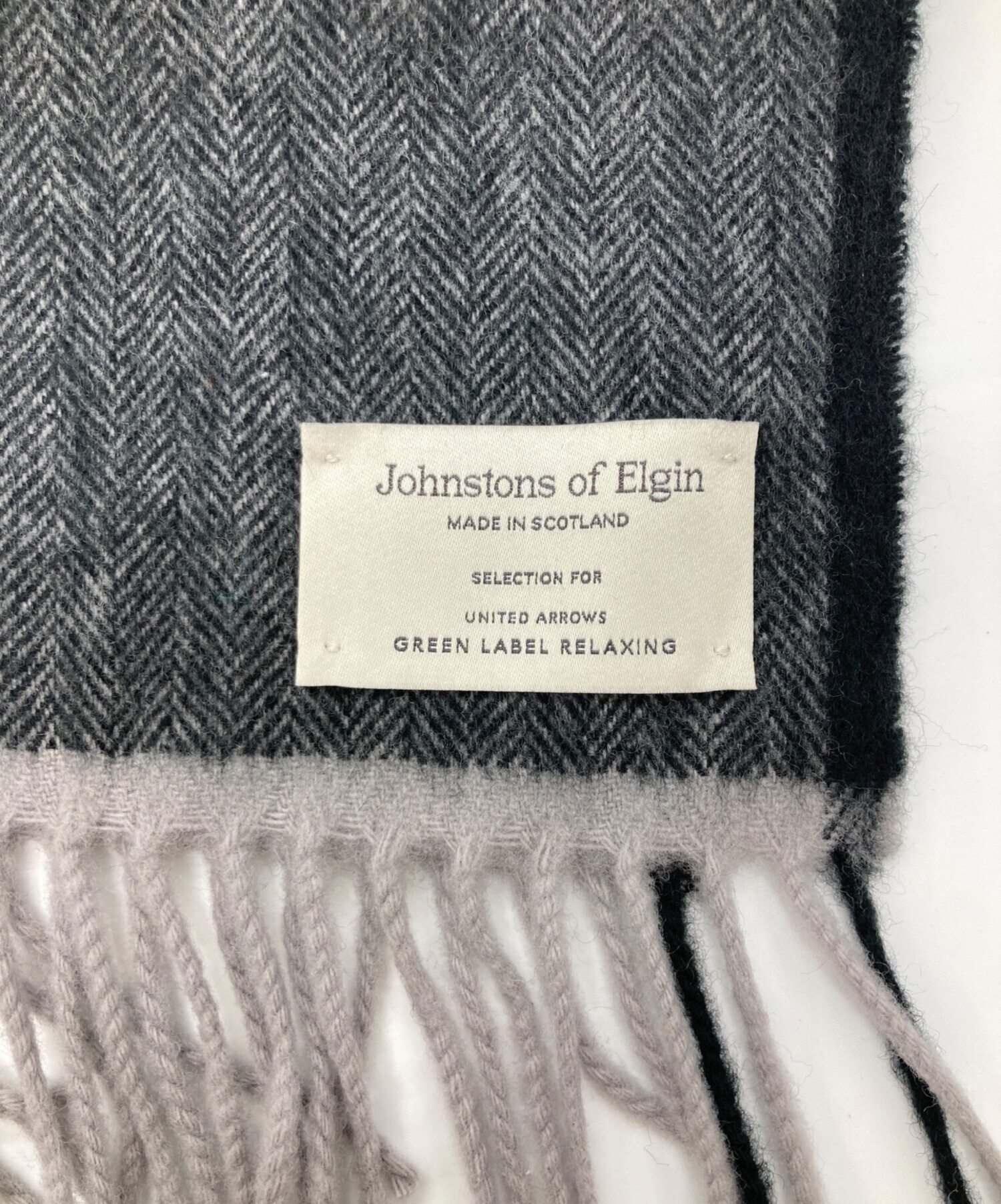 お*お様 BLACK LABEL Johnstons of Elgin カシミヤ 中古・古着通販】JOHNSTONS OF ELGIN (ジョンストンズ オブ エルガン