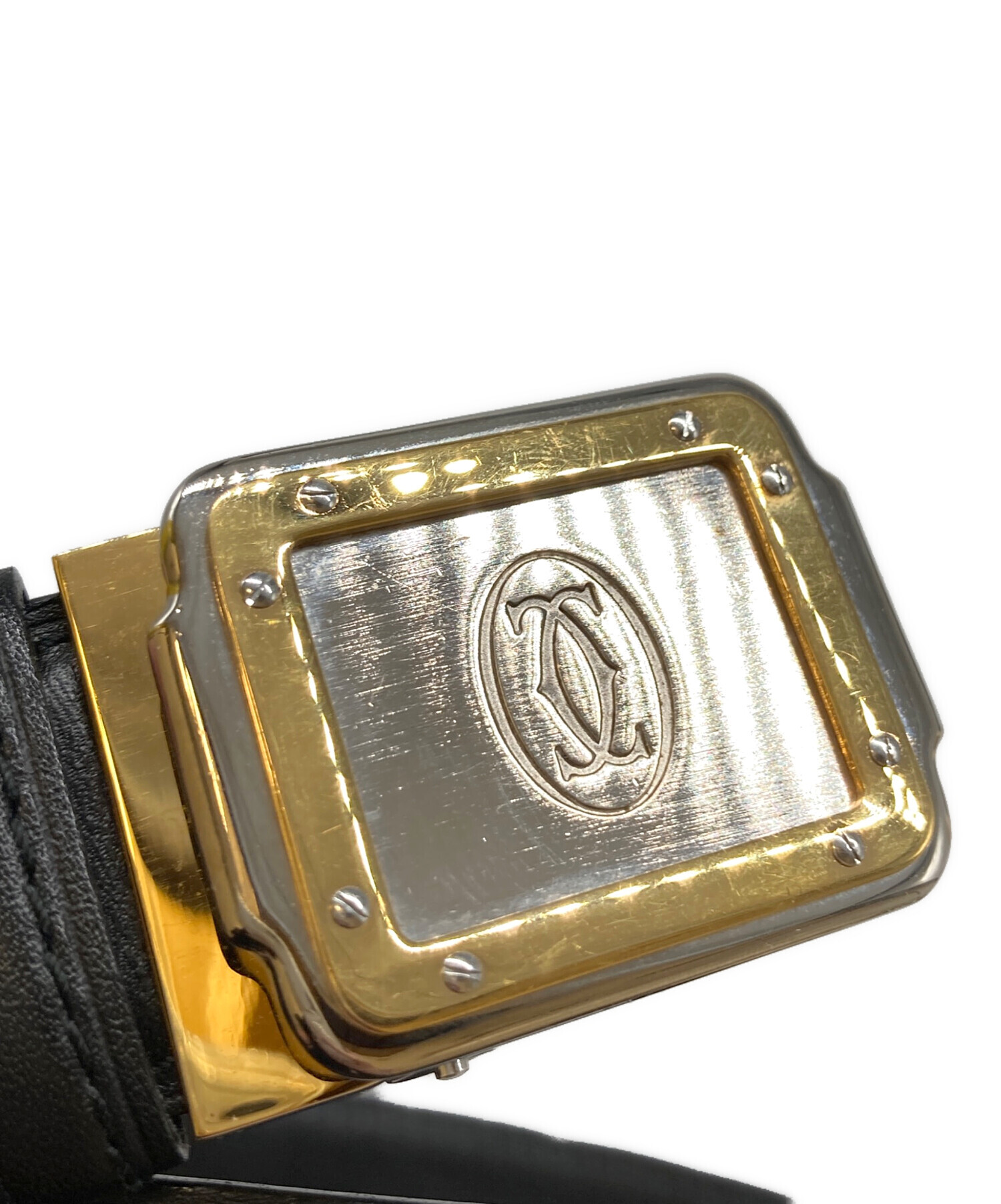 c*読様 マスト ドゥ カルティエ【must de Cartier】レザーベルト 中古・古着通販】must de cartier (マストドゥカルティエ) レザー