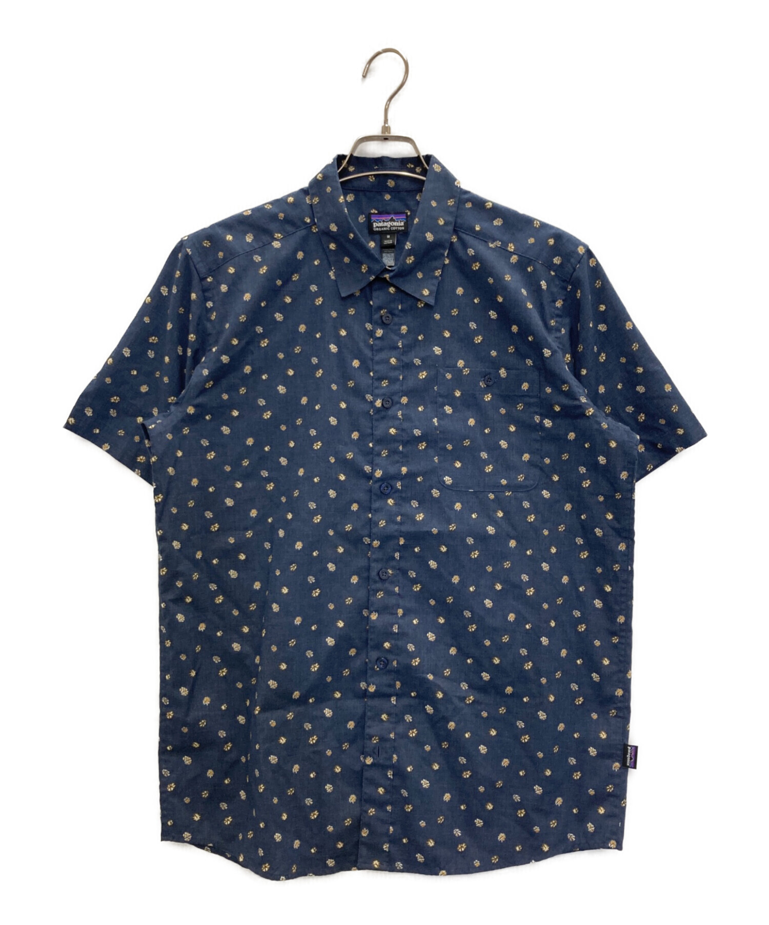 中古・古着通販】Patagonia (パタゴニア) 総柄半袖シャツ ネイビー