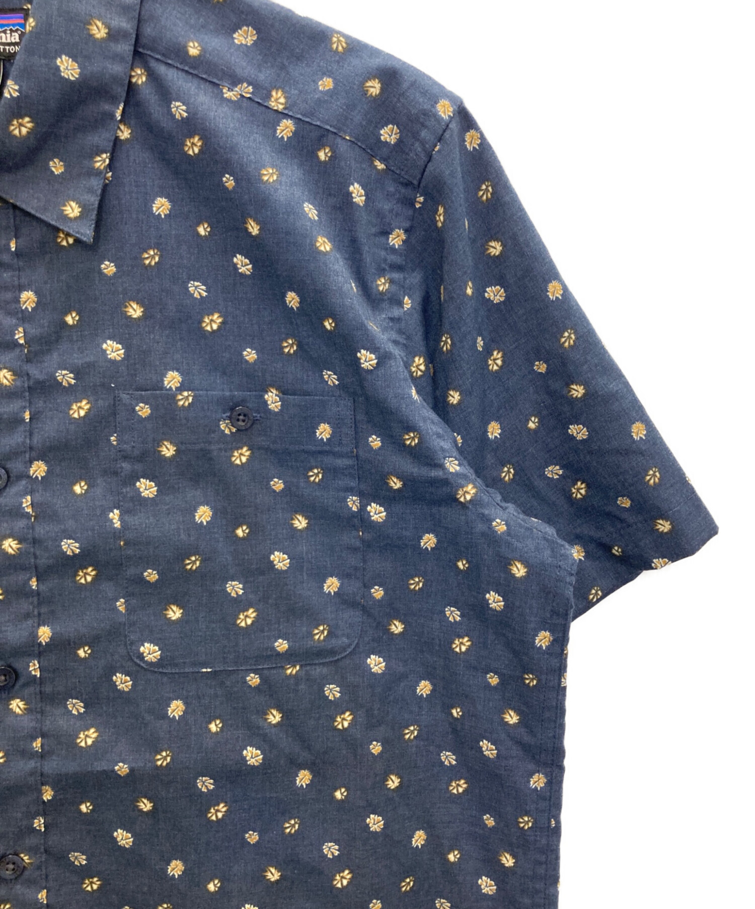 中古・古着通販】Patagonia (パタゴニア) 総柄半袖シャツ ネイビー