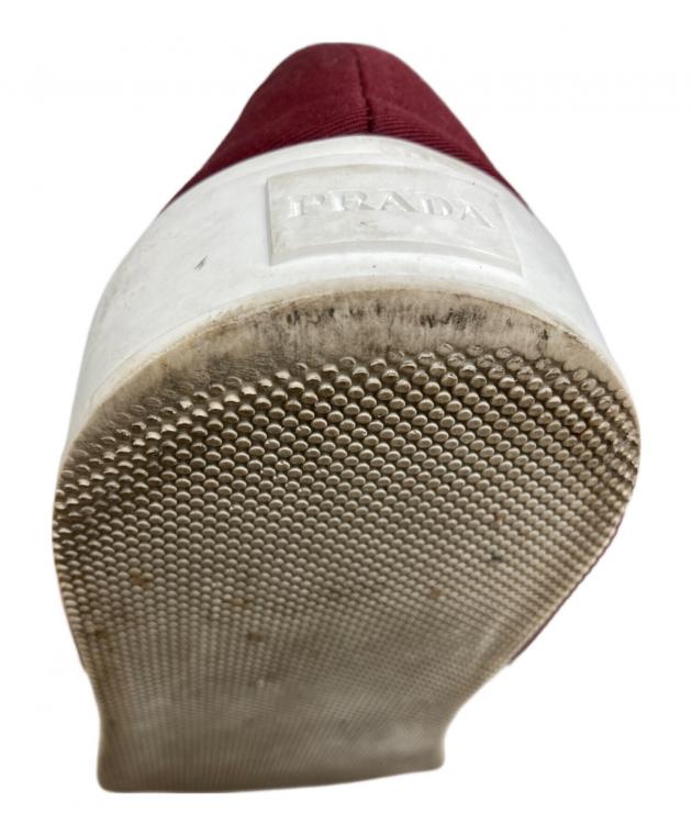 ただのく 中古・古着通販】PRADA (プラダ) ローカットスニーカー レッド サイズ