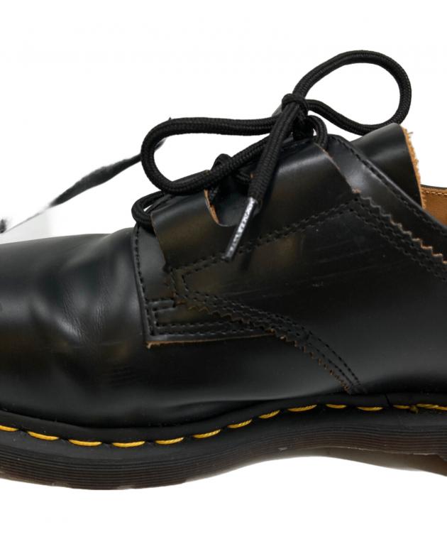 Dr. Martens ブラックレザーシューズ 中古・古着通販】Dr.Martens (ドクターマーチン) レースアップシューズ