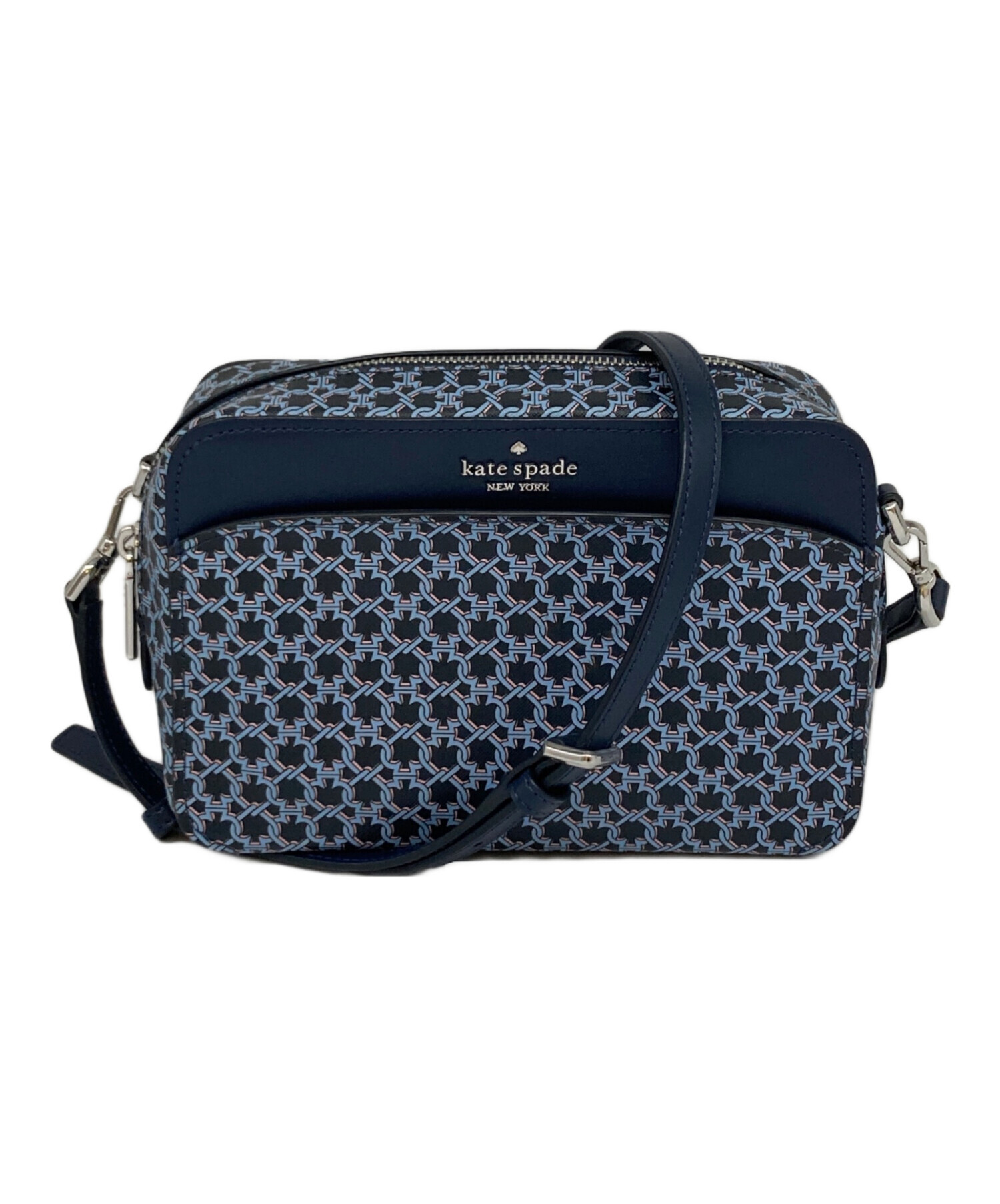 レディース kate spade ショルダーバッグ 黒と青
