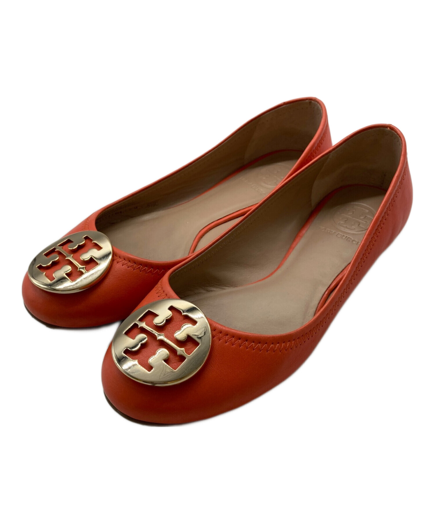 ☆未使用☆トリーバーチ フラットパンプス6.5 中古・古着通販】TORY BURCH (トリーバーチ) フラットパンプス
