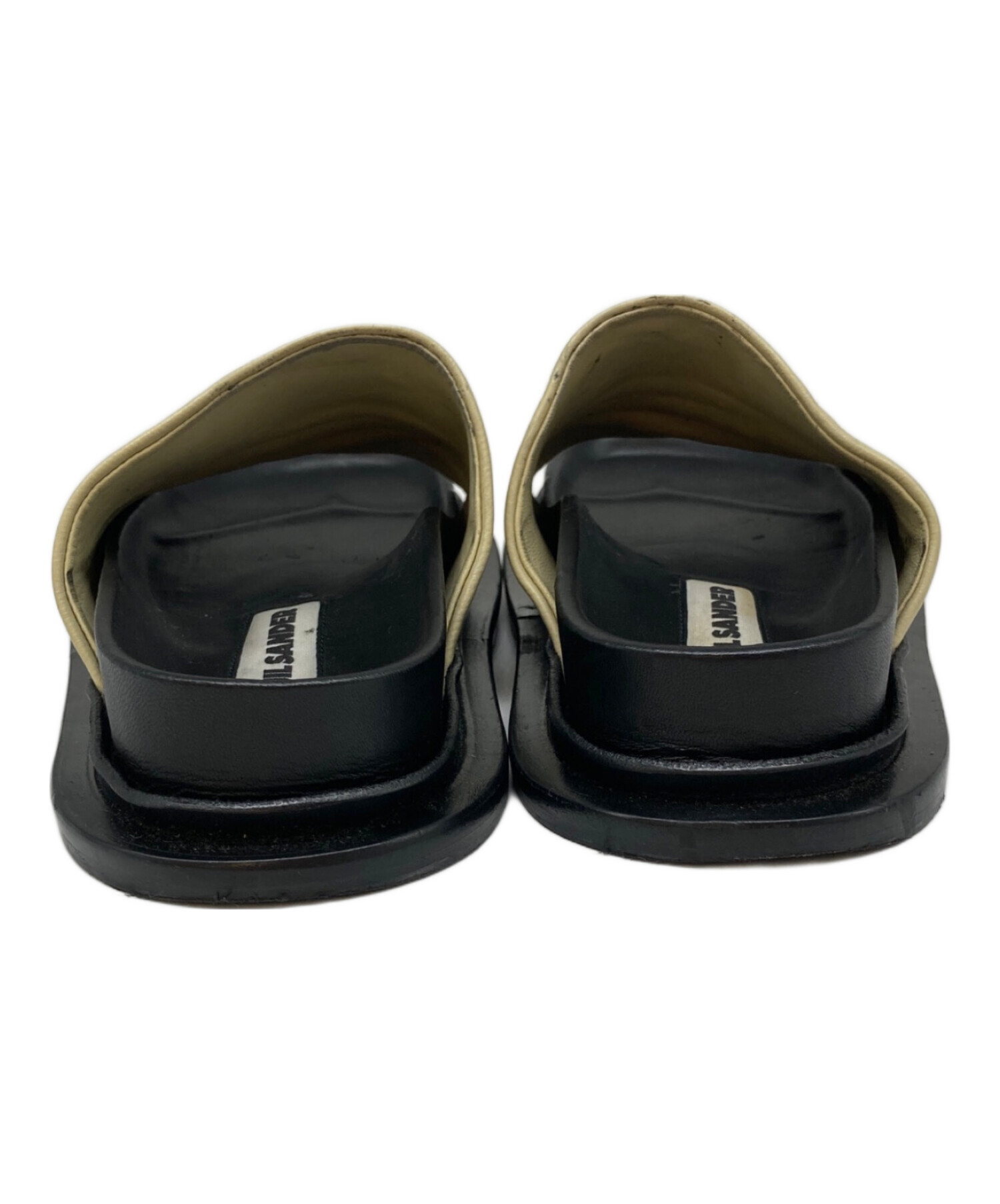中古・古着通販】JIL SANDER (ジルサンダー) フラットレザーサンダル