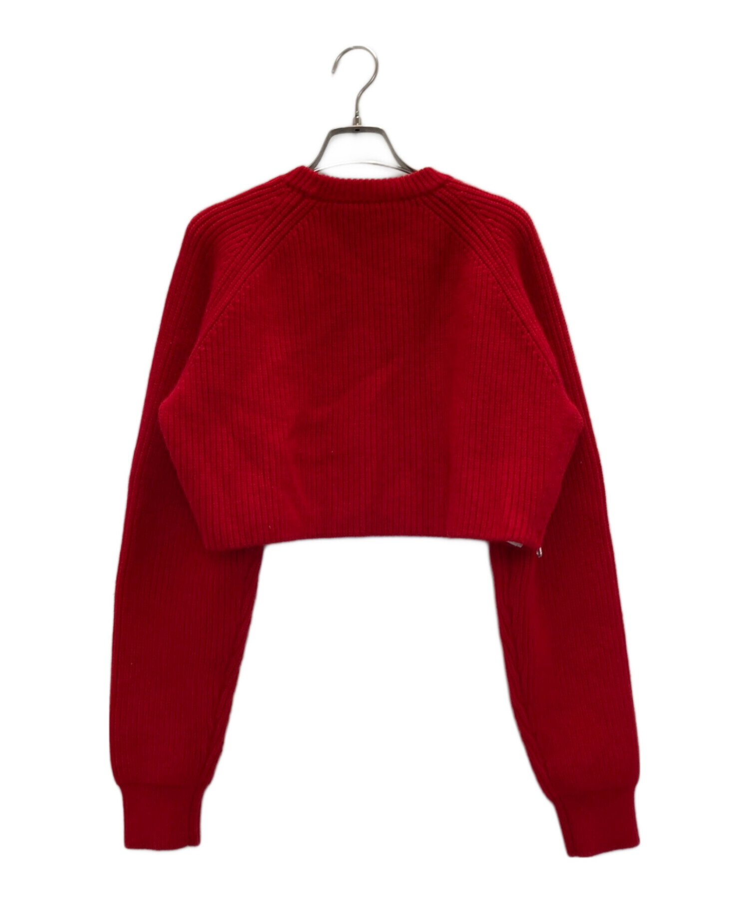 中古・古着通販】Gypsohila (ジプソフィア) Cropped Crew Neck Knit