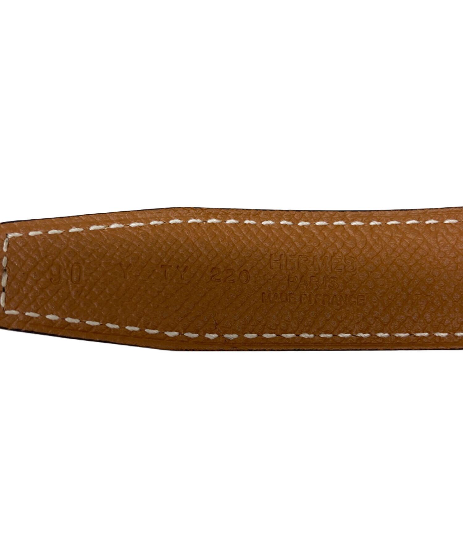 中古・古着通販】HERMES (エルメス) レザーベルト ブラック サイズ