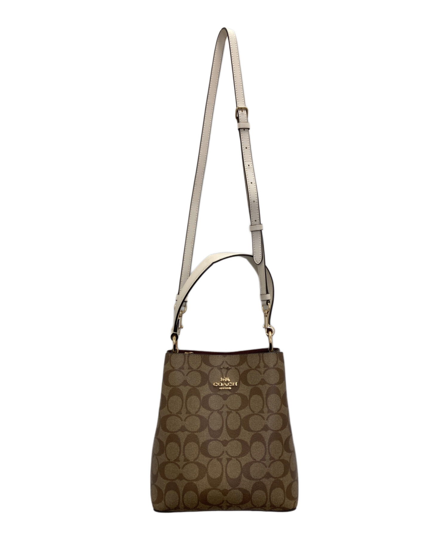 中古・古着通販】COACH (コーチ) 2WAYバッグ ブラウン｜ブランド・古着