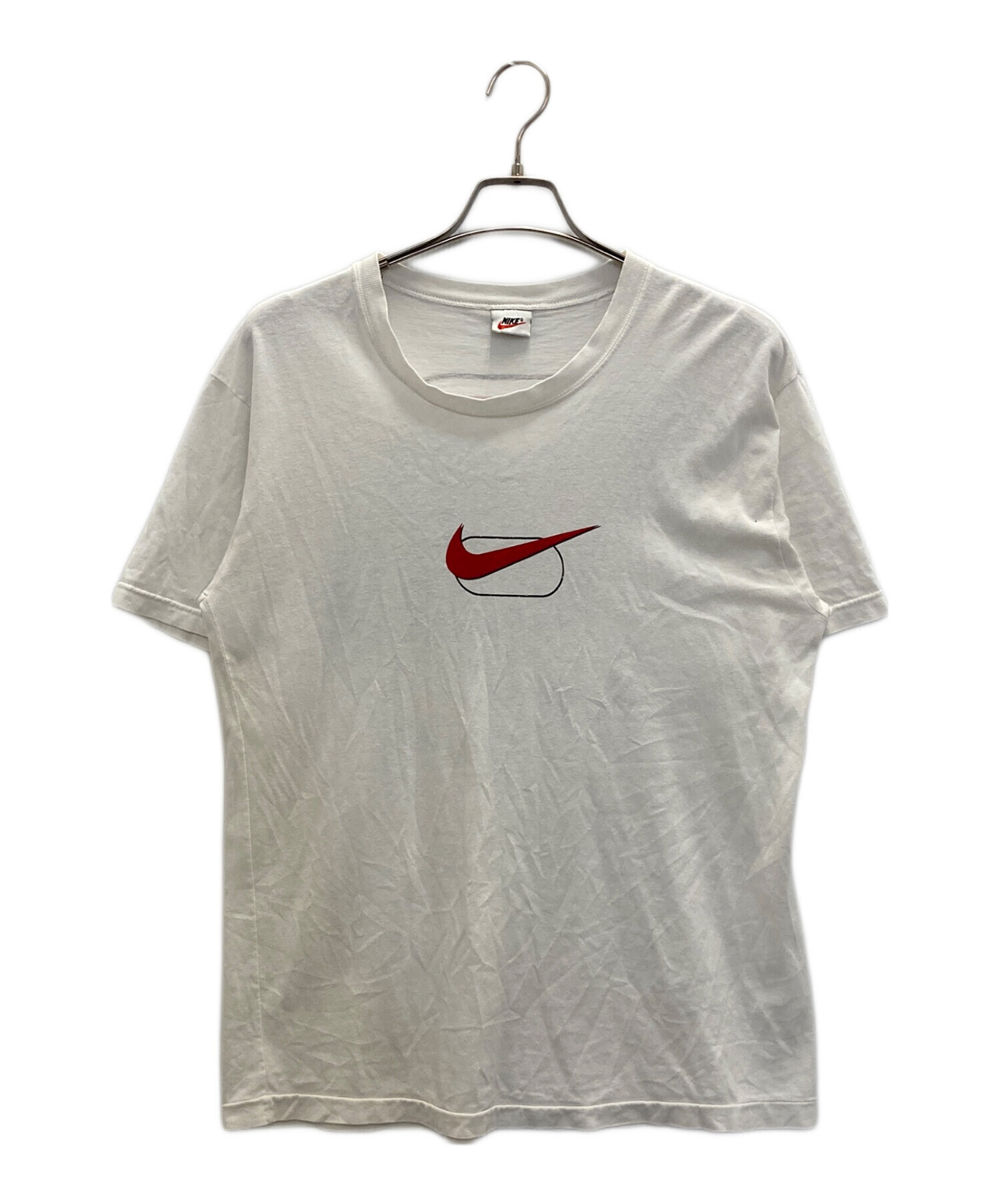 RSVP アールエスヴィーピー VINTAGE ヴィンテージ 90's NIKE ナイキ Tシャツ A1036 サイズM プリント ホワイト 美品 中古 4c074083 中古・古着通販】NIKE (ナイキ) 90s ロゴプリントTシャツ ホワイト