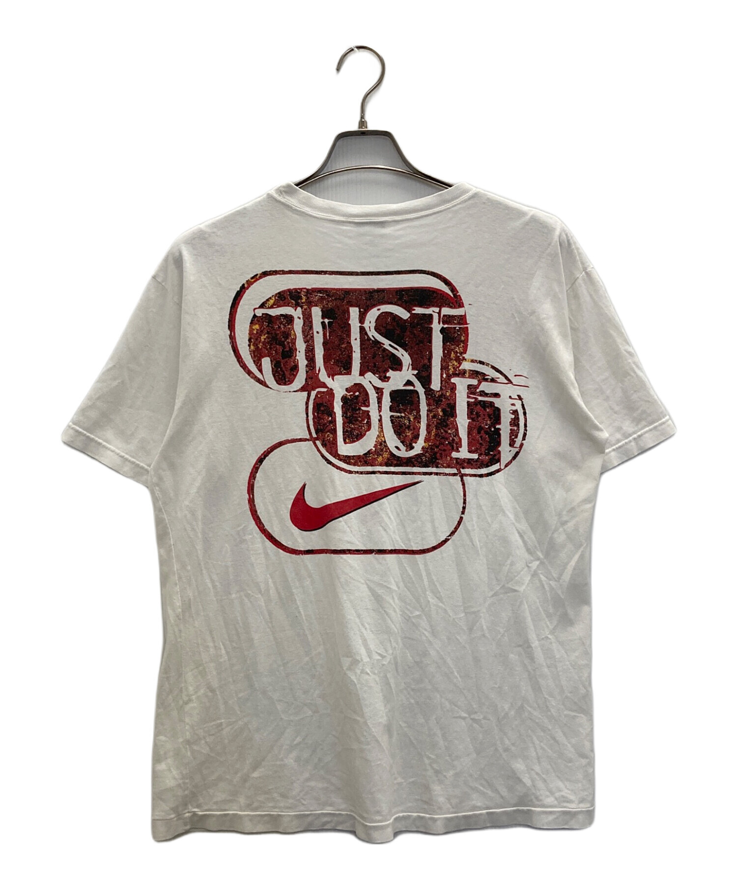 RSVP アールエスヴィーピー VINTAGE ヴィンテージ 90's NIKE ナイキ Tシャツ A1036 サイズM プリント ホワイト 美品 中古 4c074083 中古・古着通販】NIKE (ナイキ) 90s ロゴプリントTシャツ ホワイト