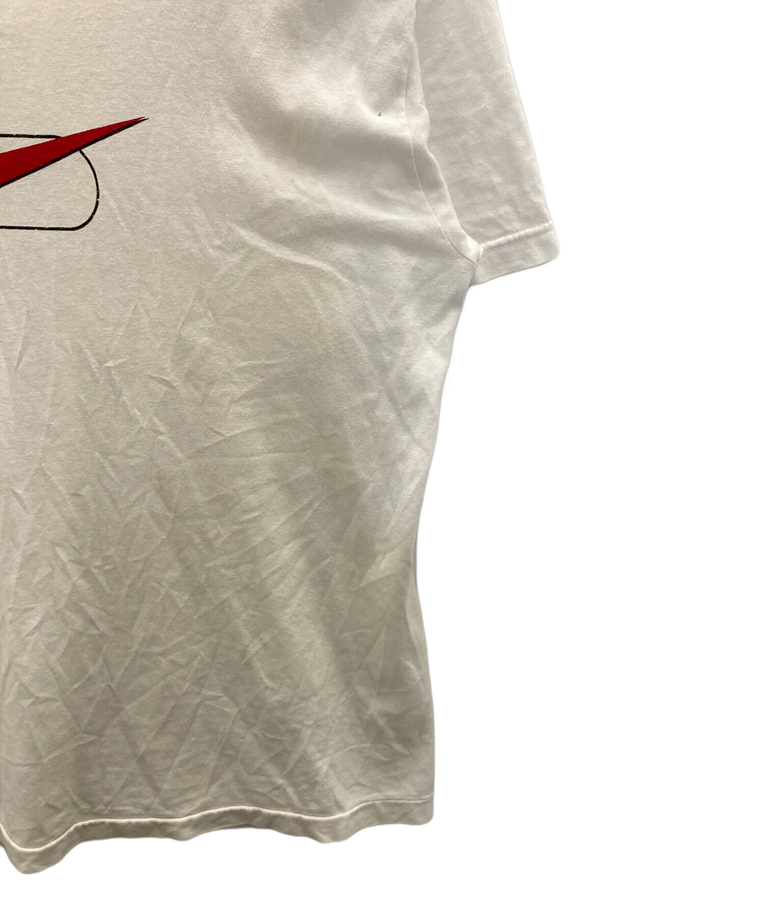 中古・古着通販】NIKE (ナイキ) 90s ロゴプリントTシャツ ホワイト