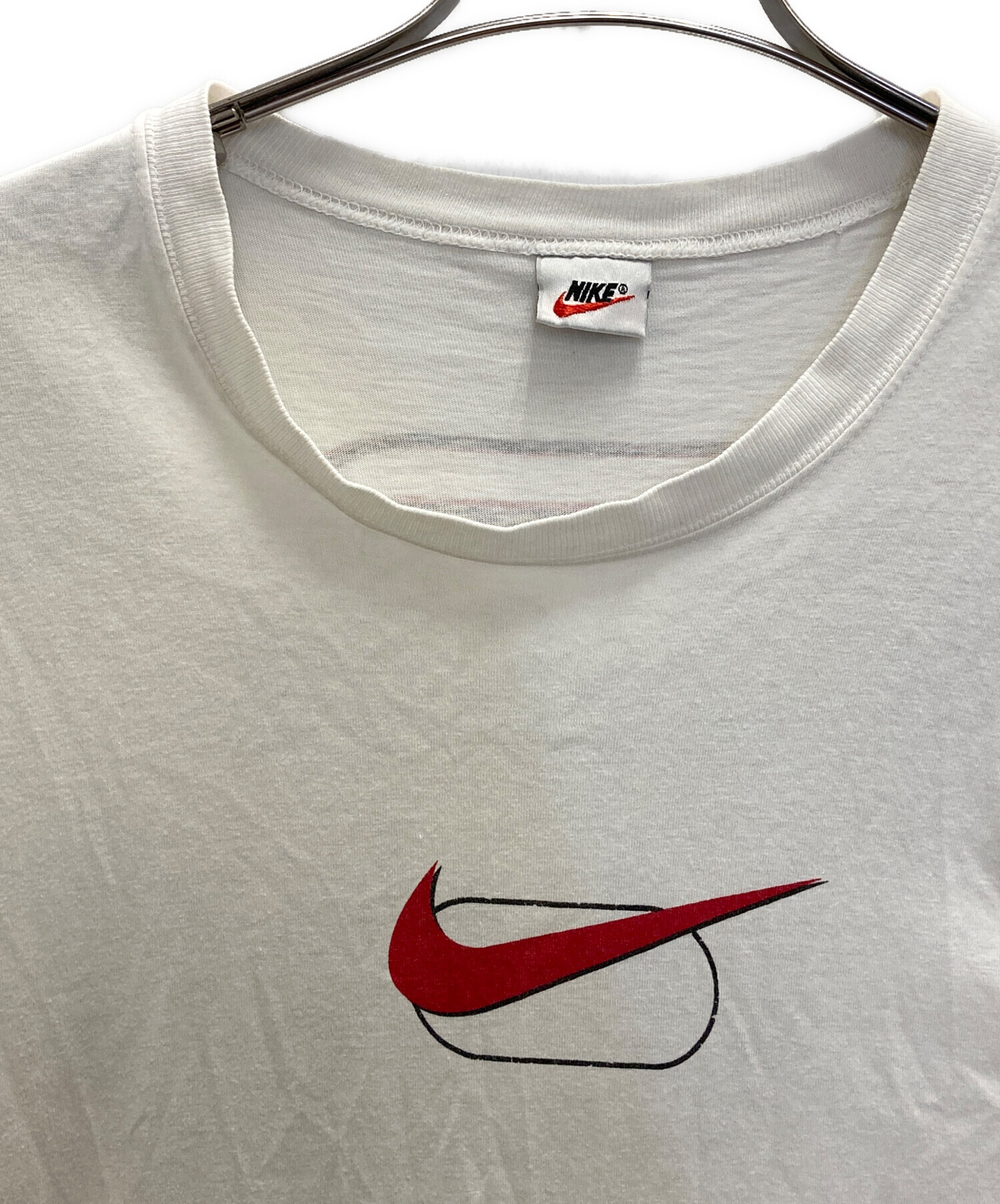RSVP アールエスヴィーピー VINTAGE ヴィンテージ 90's NIKE ナイキ Tシャツ A1036 サイズM プリント ホワイト 美品 中古 4c074083 中古・古着通販】NIKE (ナイキ) 90s ロゴプリントTシャツ ホワイト