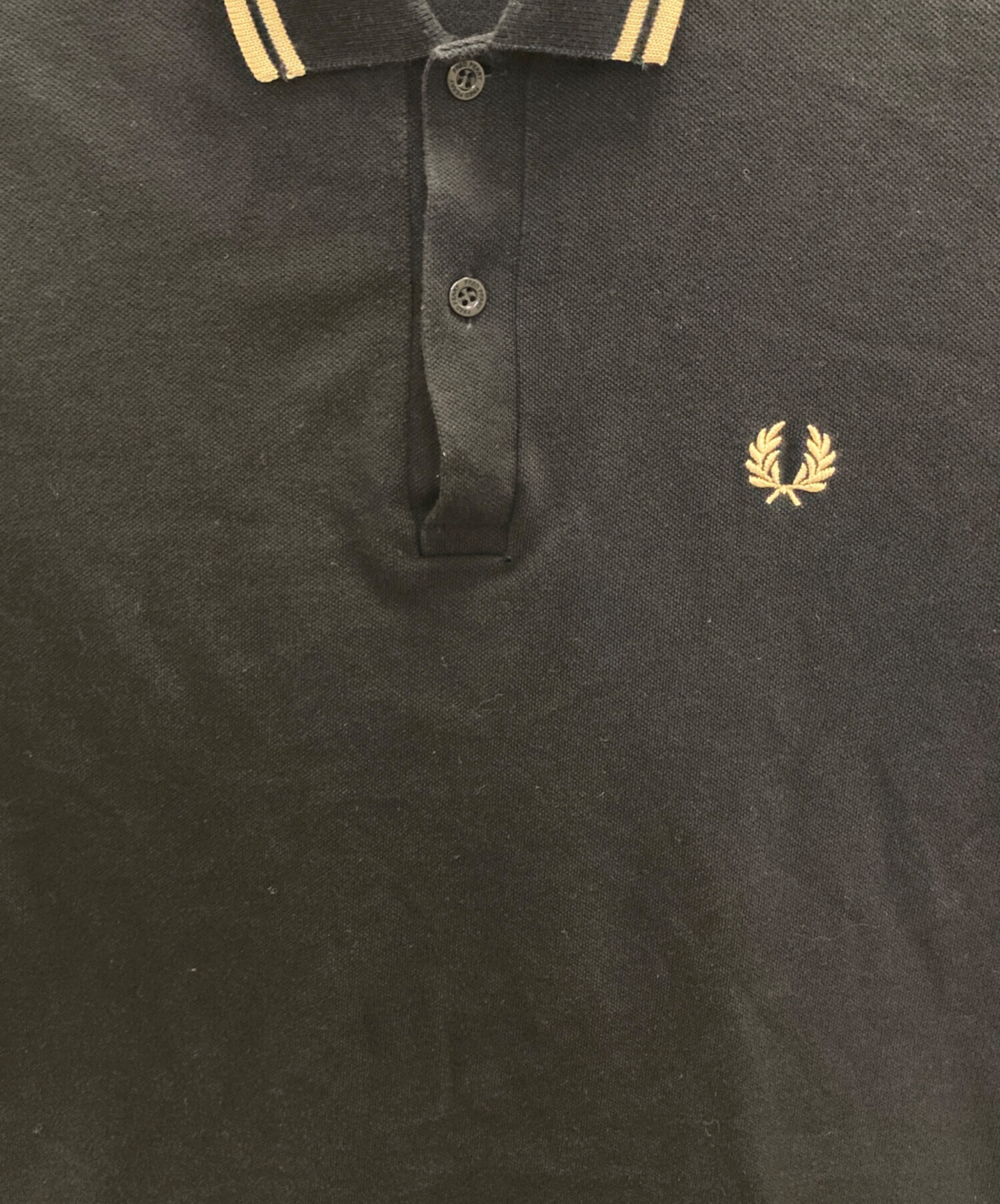 中古・古着通販】FRED PERRY (フレッドペリー) ポロシャツ ブラック