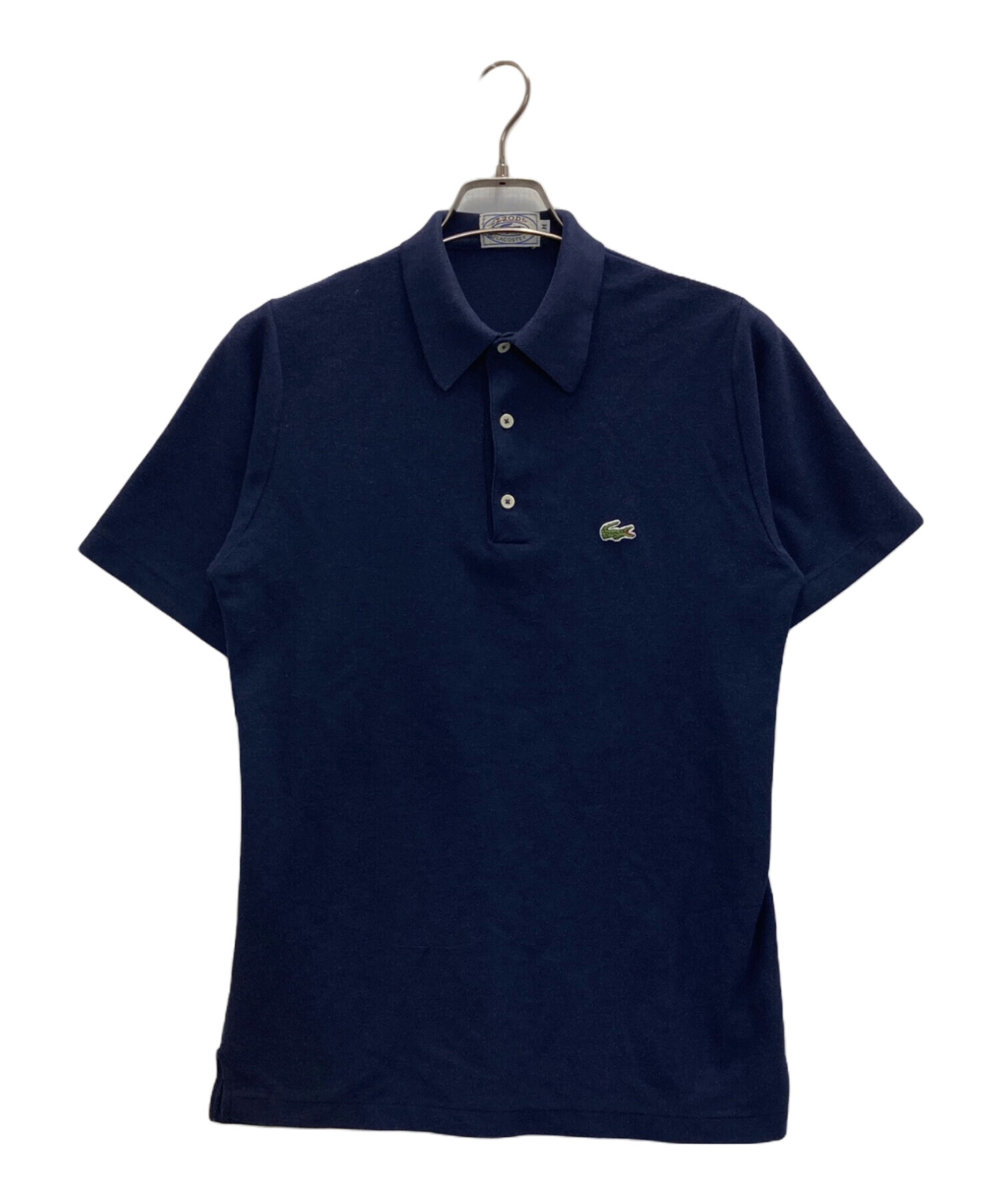 ミ*ル様 LACOSTE ネイビー ポロシャツ US L 中古・古着通販】LACOSTE (ラコステ) オールドポロシャツ ネイビー
