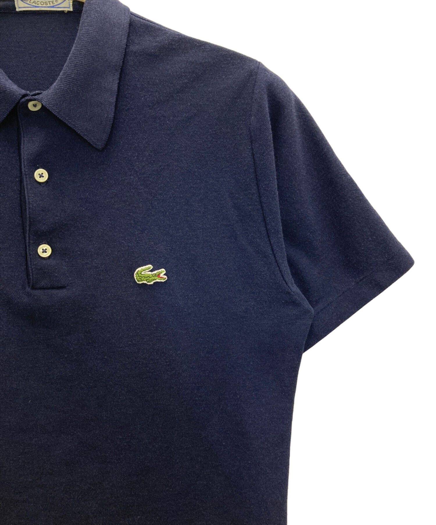 中古・古着通販】LACOSTE (ラコステ) オールドポロシャツ ネイビー