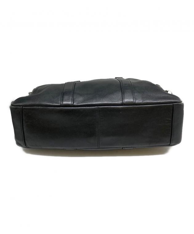 COACH コーチ/ジップコミューターブリーフケース/F70021/J09**/Bランク/93【中古】 中古・古着通販】COACH (コーチ) レザーブリーフケース ブラック