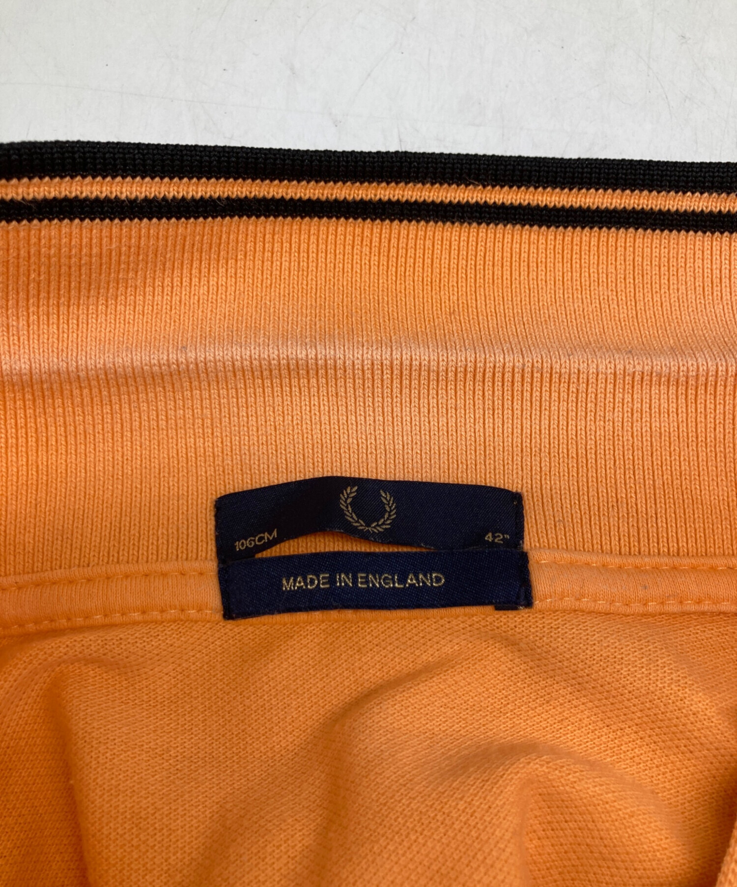 中古・古着通販】FRED PERRY (フレッドペリー) ポロシャツ オレンジ