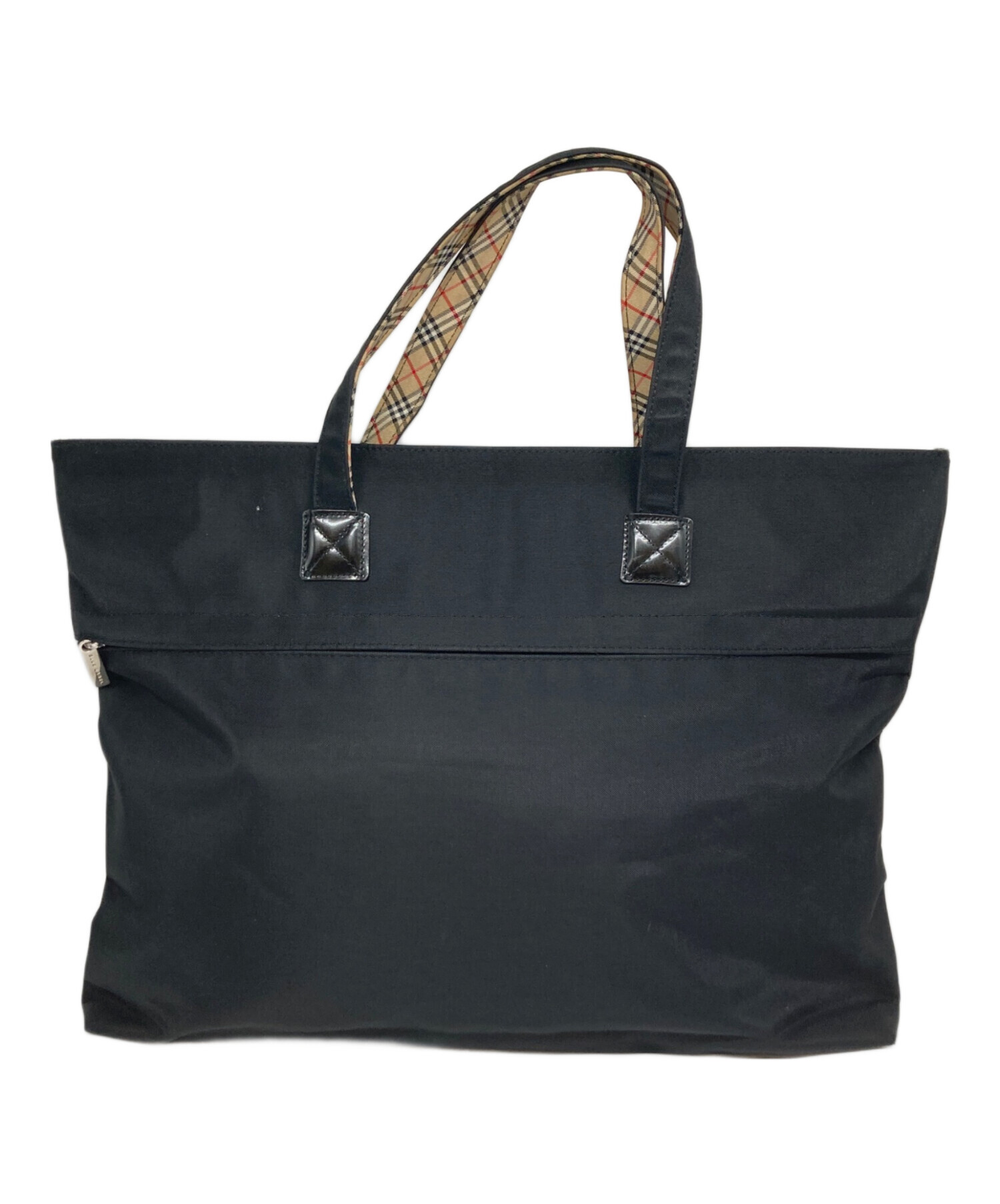 タイムセール‼︎ Burberry BlueLabel トートバッグ ブラック 中古・古着通販】BURBERRY BLUE LABEL (バーバリー ブルー レーベル