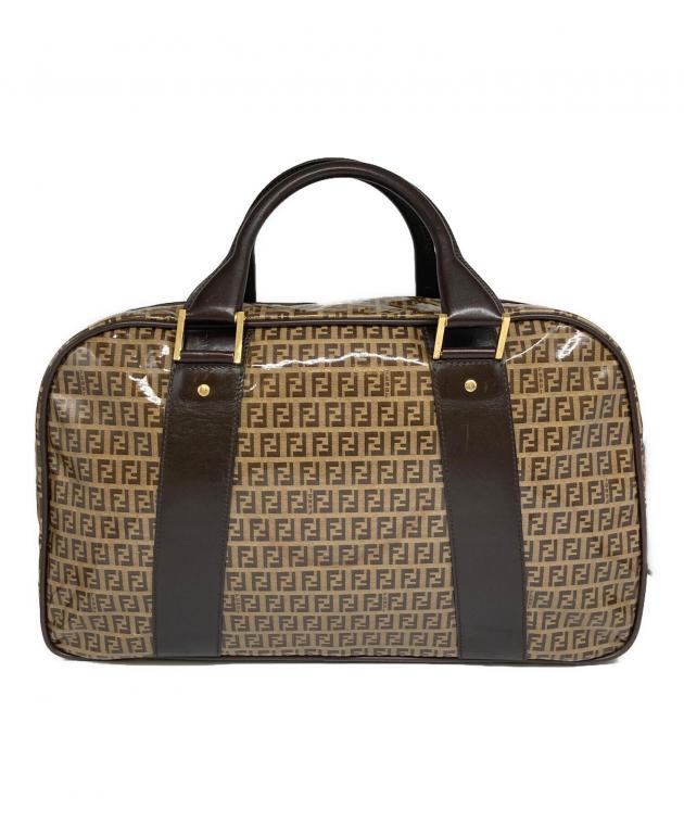 中古・古着通販】FENDI (フェンディ) ズッカ柄エナメルボストンバッグ
