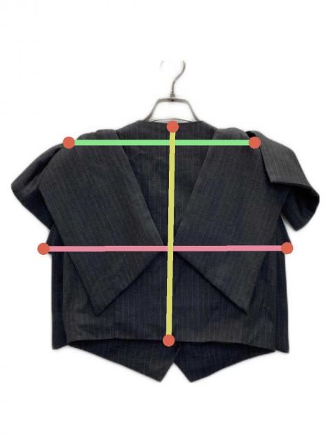 中古・古着通販】Bibiy. (ビビィ) DONNA RIBBON VEST グレー サイズ