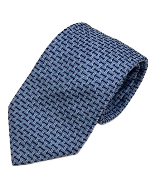 R*C様 71723 HERMES シルクネクタイ　新品未使用336120T 剣 中古・古着通販】HERMES (エルメス) シルクネクタイ ブルー サイズ
