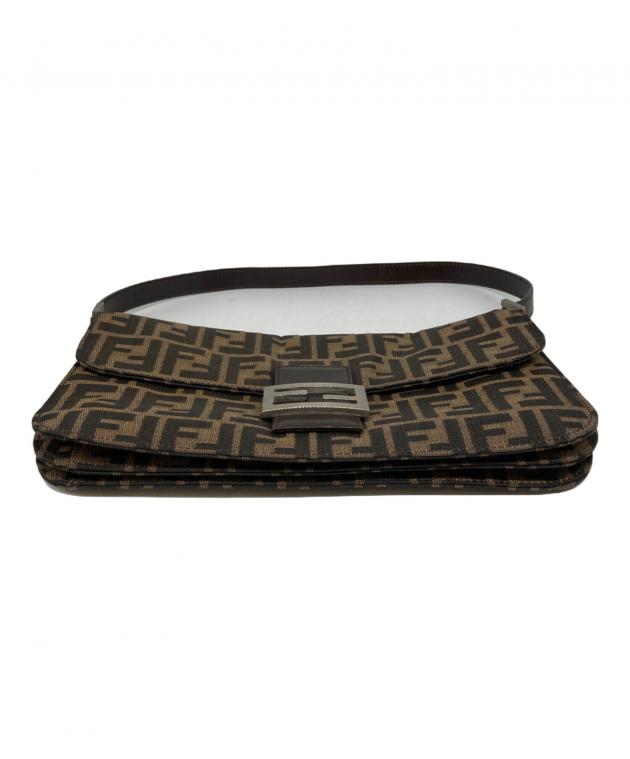 【3連休値引】FENDI ズッカ柄 マンマバケット ハンドバッグ 中古・古着通販】FENDI (フェンディ) ズッカ柄マンマバケット