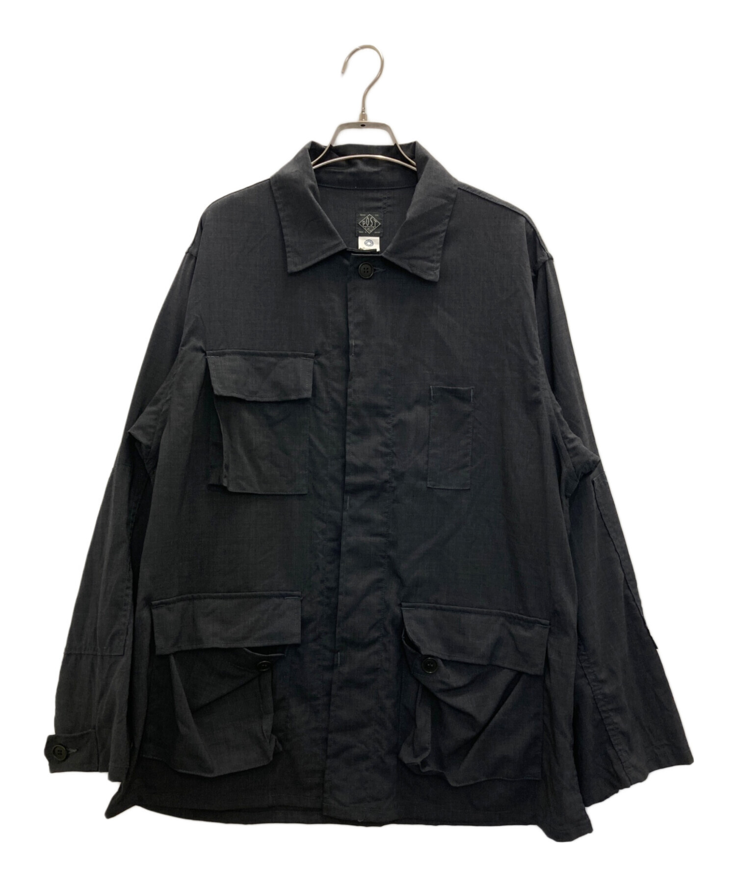 POST O'ALLS ポストオーバーオールズ ブルゾン（その他） M 黒 【古着】【中古】【送料無料】 中古・古着通販】POST O'ALLS (ポストオーバーオールズ) SOUTHWICK