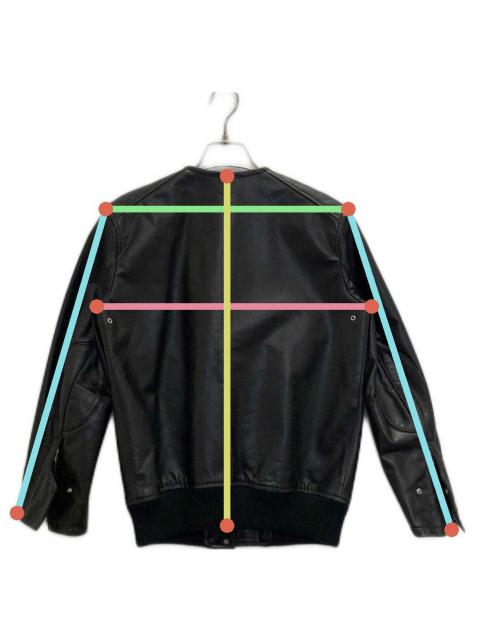 中古・古着通販】Ron Herman (ロンハーマン) ノーカラーレザー