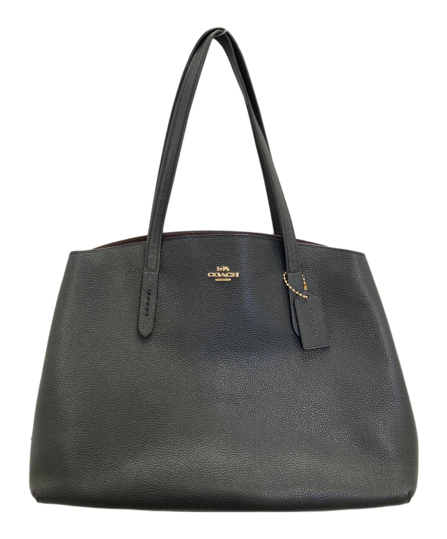 中古・古着通販】COACH (コーチ) ハンドバッグ ブラック｜ブランド
