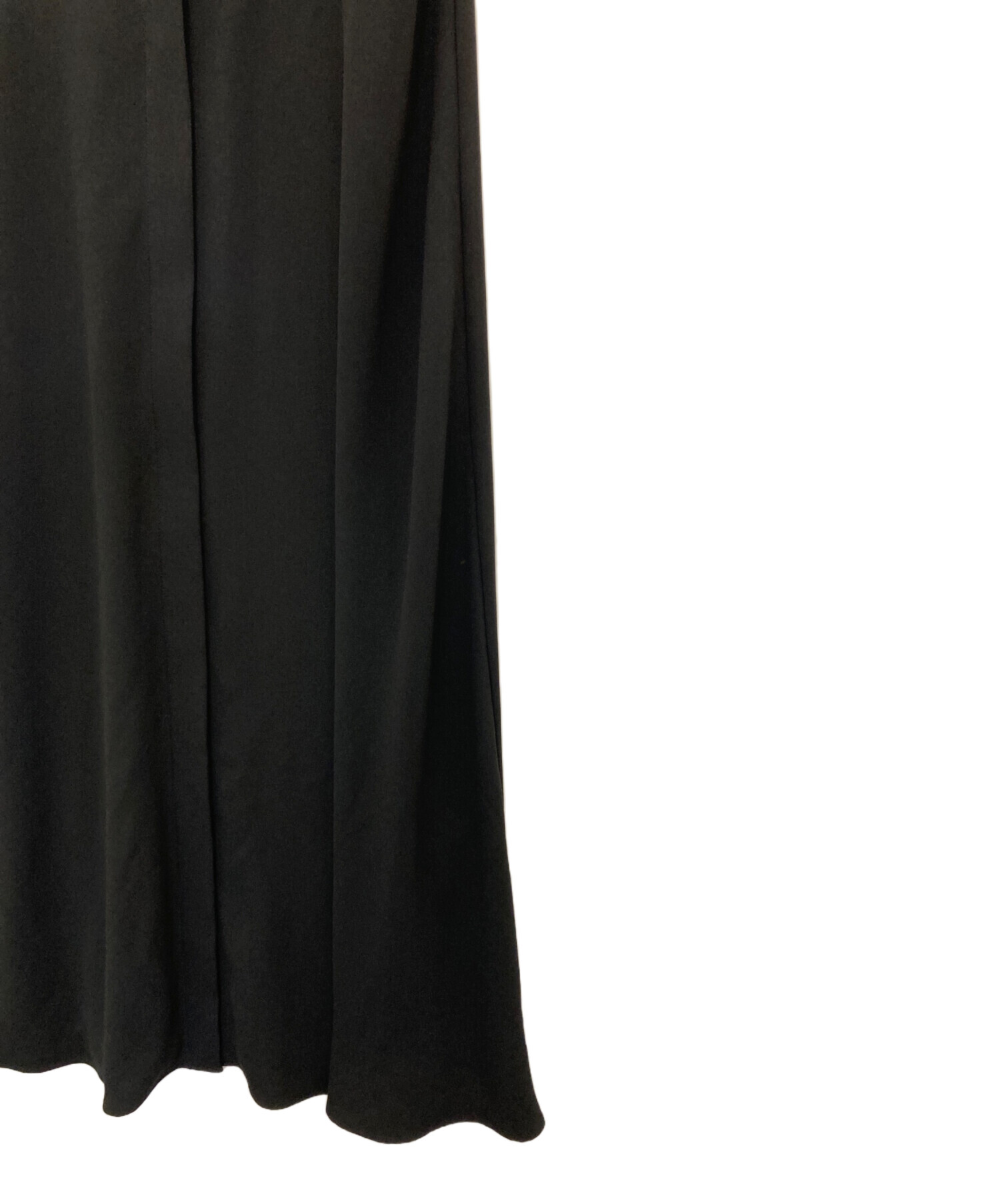 中古・古着通販】theory (セオリー) ロングシャツドレス ブラック 