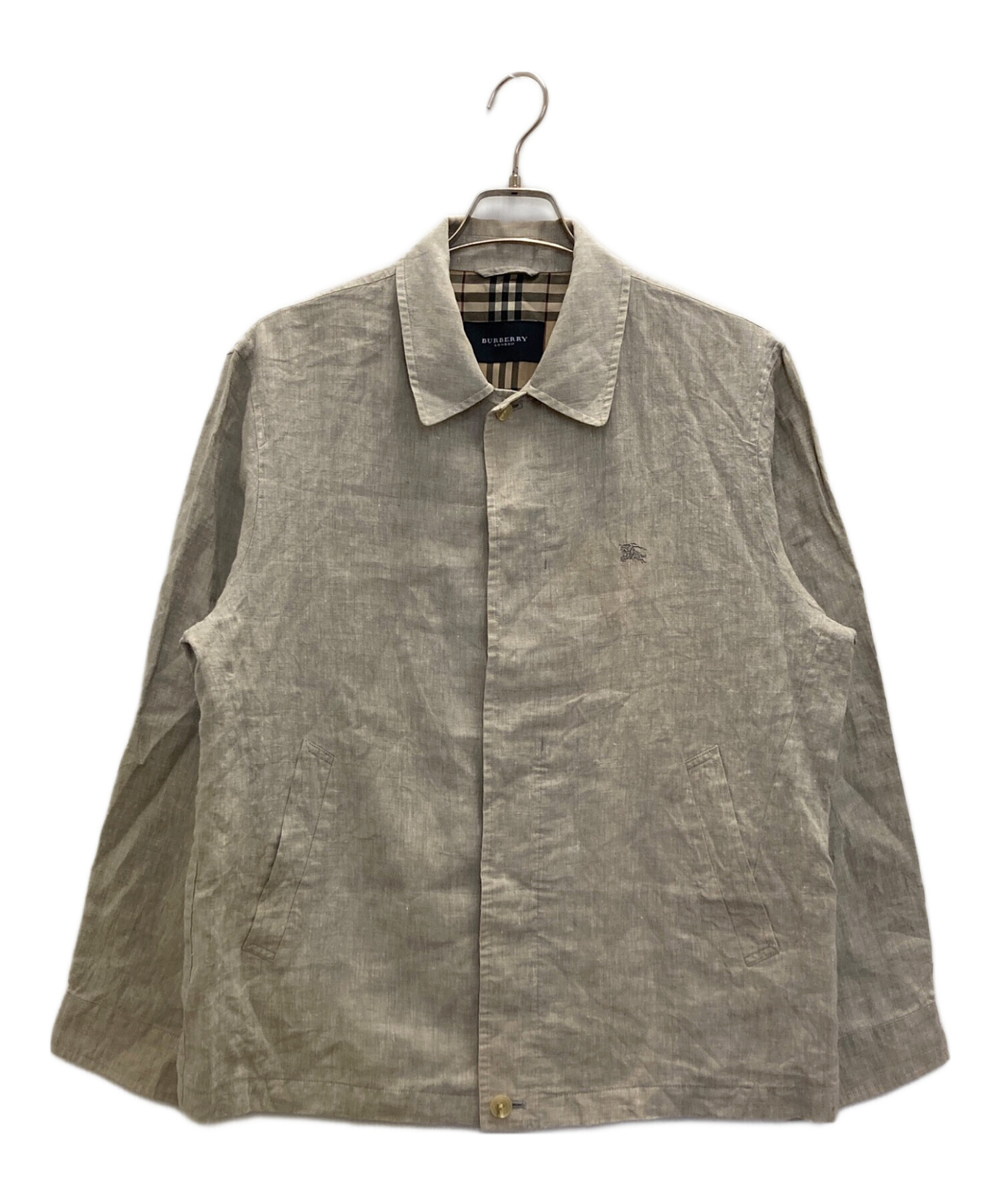 中古・古着通販】BURBERRY LONDON (バーバリーロンドン) リネン比翼