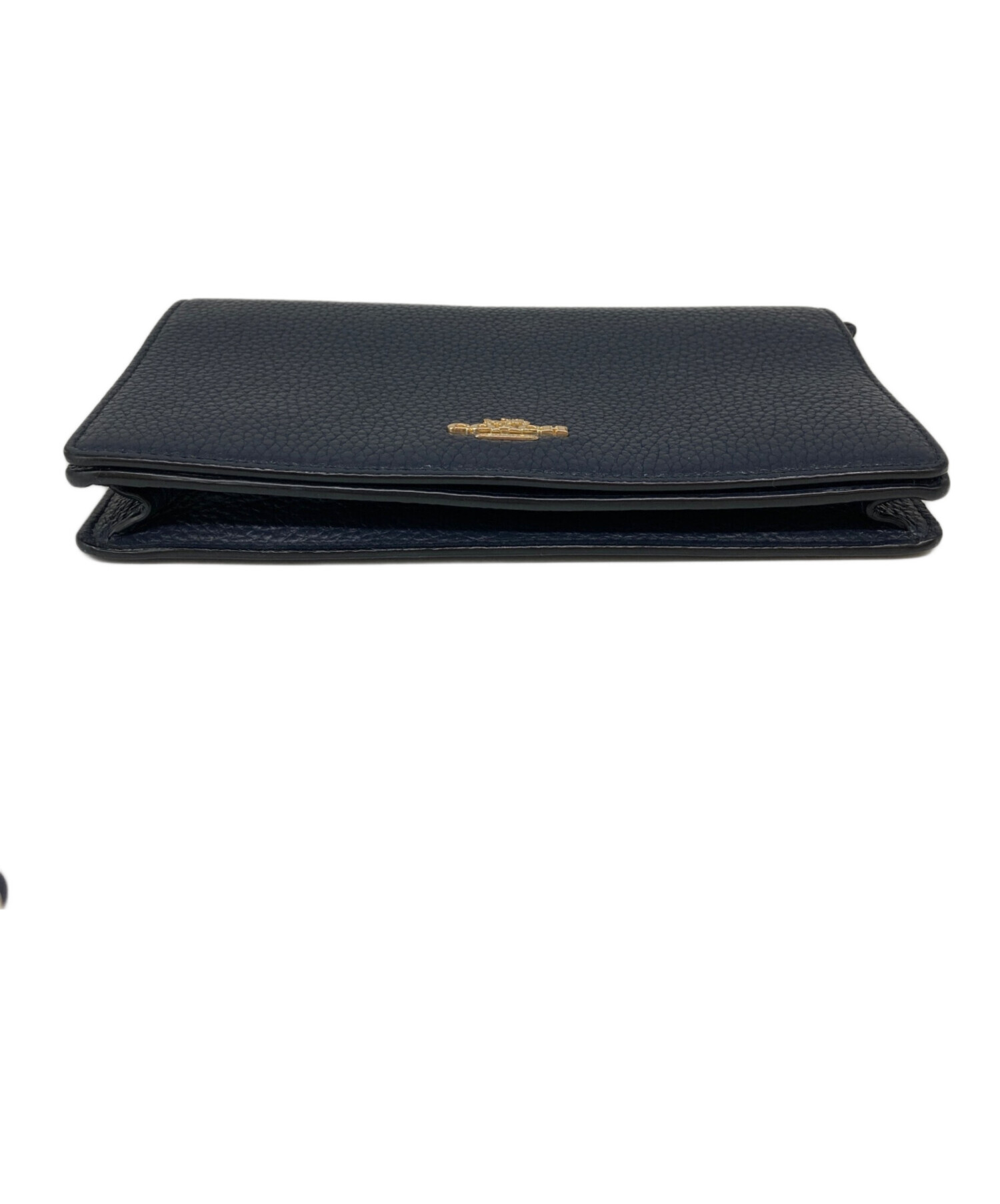中古・古着通販】COACH (コーチ) ショルダーウォレット ネイビー 