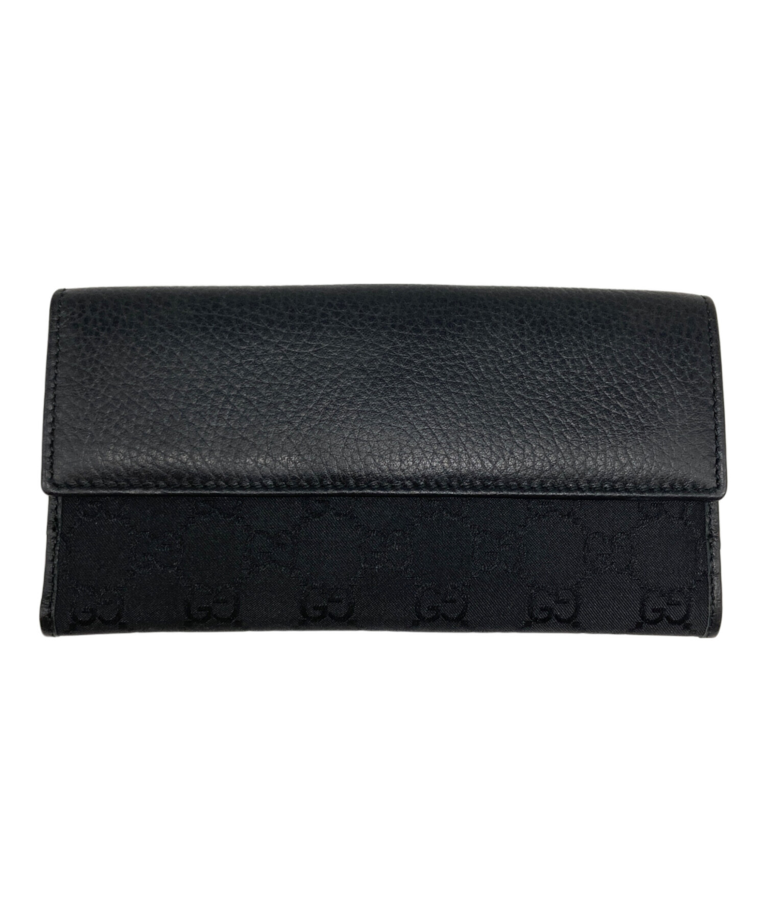 中古・古着通販】GUCCI (グッチ) 長財布 ブラック｜ブランド・古着通販