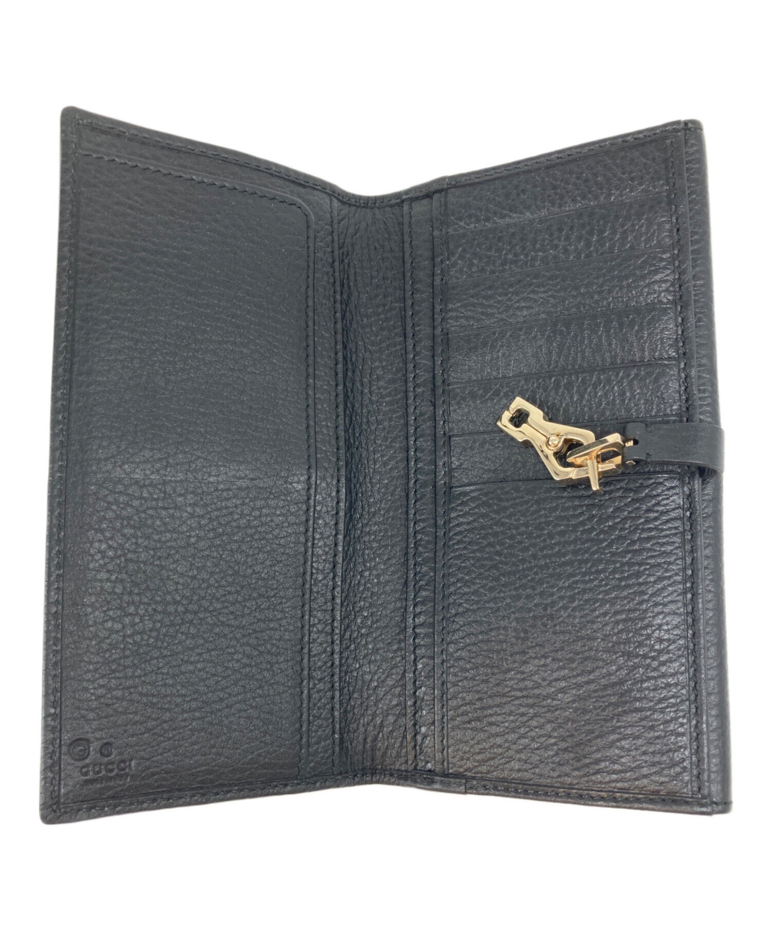 中古・古着通販】GUCCI (グッチ) 長財布 ブラック｜ブランド・古着通販