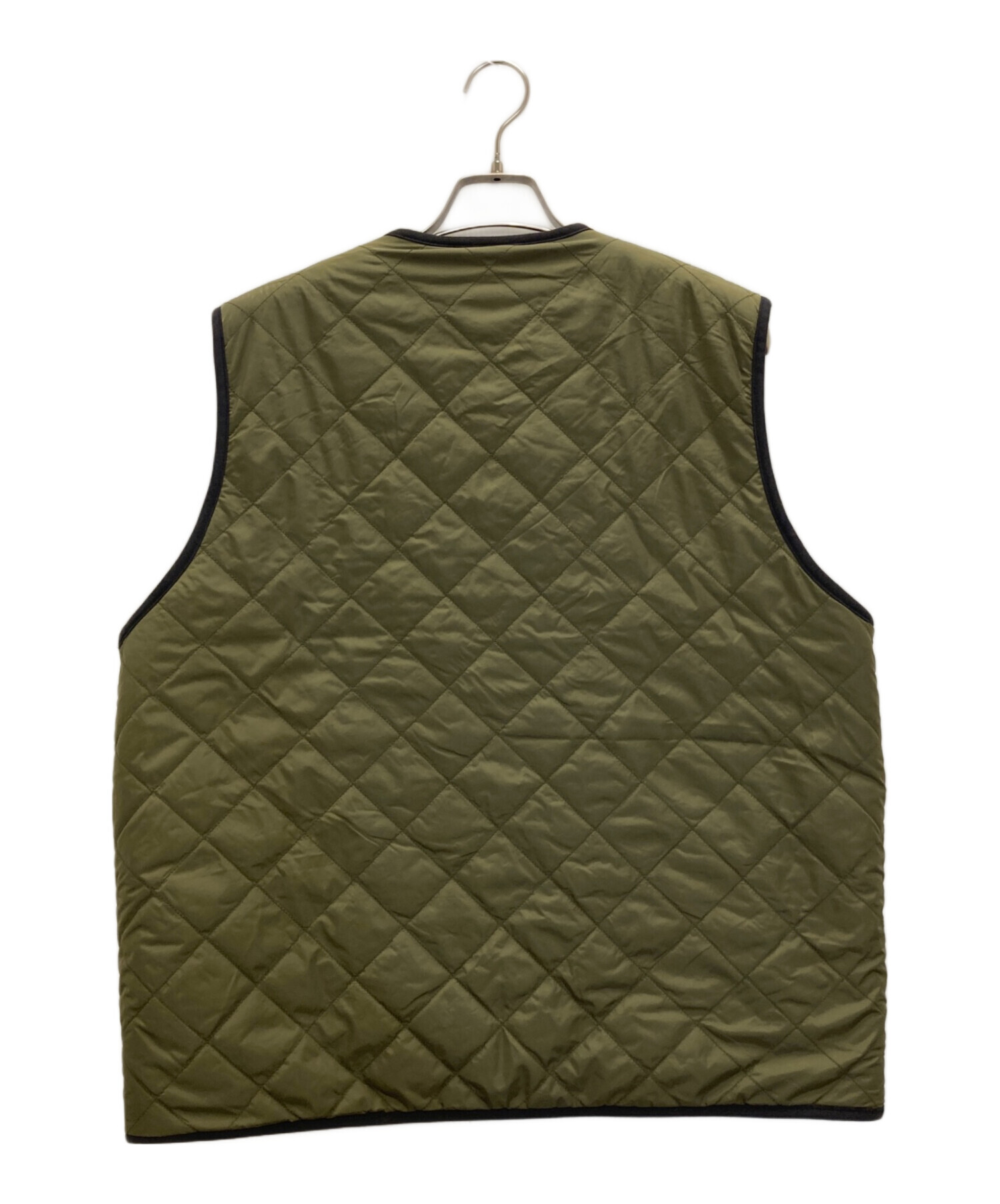 Barbour オリーブ キルティングベスト　グリーンレーベルリラクシング別注 中古・古着通販】Barbour (バブアー) green label relaxing (グリーン