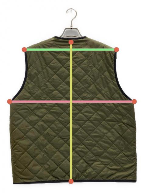 Barbour リバーシブル ベスト グリーンレーベル別注 Barbour（バブアー
