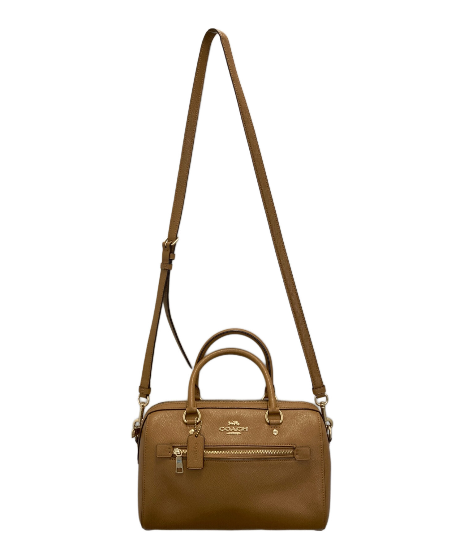 中古・古着通販】COACH (コーチ) 2WAYバッグ ブラウン｜ブランド・古着